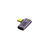 安心の日本企業 USB-C オス メス 変換アダプタ USB4 Thunderbolt 3 40Gbps PD 240W 5A 8K@60Hz 4K@60Hz 高速通信 映像出力 データ転送 高速転送 急速充電 充電 ストレート L字 小型 90°Type-C タイプC 変換アダプター 延長コネクタ uc240 (Dタイプ, １個)