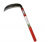 赤柄　特殊鋼付両刃（白紙）草刈鎌（美少年シリーズ）