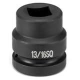 Grey Pneumatic (4313S) 1' Drive x 13/16' Square 4-Point Socket [並行輸入品]