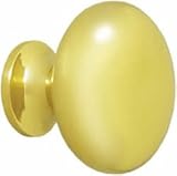 Deltana KR114CR003 Solid Brass 1-1/4-Inch Round Knob by Deltana