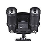 RaiFu ソーラーライト LEDソーラーライト ソーラーパワード 人感センサー 屋外照明 ソーラーPIR ボディセンシング 光センサー 14LED ダブル スポットライト