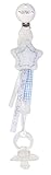BamBam Blue Star Pacifier Clip / Dummy Clip