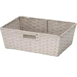 ちどり産業 ペーパーバスケット カラーボックス対応 ハーフタイプ ソリッドグレー CH-32SG