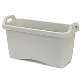 大和プラスチック ハンドルプランター 深55型 550×255×H305 アイボリー スノコ付