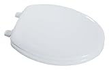 Ldr 050 2066 WT細長いデラックス木製トイレシート、ホワイト
