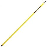 Structron 60241 SS60 Fiberglass Handle with Metal Threaded Tip, 1" x 60" Straight, Yellow [並行輸入品]
