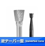 ニコルソン 超硬ロータリーバー【逆テーパー型】ダブルカット N-1313-6-5 1本