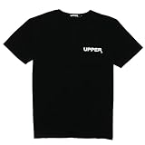 UPPER 半袖 Tシャツ (3, ブラック)