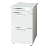 プラス 脇机3段 RJ-047A-3 WH ホワイト 引出A 生活用品 インテリア 雑貨 インテリア 家具 オフィス家具 会議用テーブル [並行輸入品]