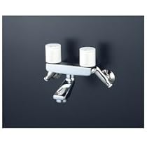 混合栓 2ハンドル KVK KM2GN3Z 水栓 Amazon | KVK 2ハンドル混合水栓 吐水口固定 KM2GN3 | 洗濯機用水栓