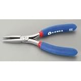 エスコ 135mm精密用プライヤー(ESD/平/バネ付) EA537T-4