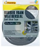 Thermwell r930hゴムFoam Weathersealテープ、1 / 2 W X 9 / 16-in。T X 10 - ft。 24 R930H