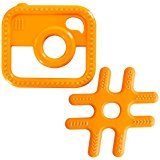 Ulubulu HashTag Teether and Camera Teether Combo Pack