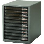 アイリスオーヤマ レターケース10段スリム　L-10SR レターケース ダークグレー ポイント10倍