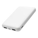 ラスタバナナ モバイルバッテリー 5000mAh リン酸鉄リチウムイオン電池 USB-A×2 Type-C×1 ホワイト RLI050C2A02WH