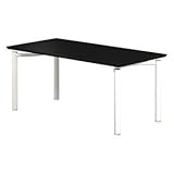 Garage パソコンデスク テーブル fantoni ME 53-1W16 幅160cm 奥行き80cm ブラック/ホワイト