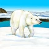Polar Bear装飾セラミック壁アートタイル4 x 4