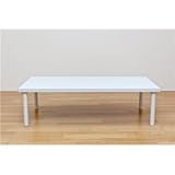 TZ-1260WH（2.5）フリーローテーブル 120幅 奥行き60 ホワイト【代引不可】 [並行輸入品]