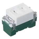 パナソニック配線器具(Panasonic) ADVANCE(アドバンス）シリーズ 埋込扉付コンセント (セラミックホワイト) WN1051CW