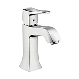 Hansgrohe Metris C 1つ穴1ハンドルLow円弧バスルーム蛇口では青銅