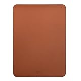 Comfyable スリムノートパソコンスリーブ 15'' MacBook Air 15インチ M5 2026 A3448 M4 A3241 M3 2024 A3114 & M2 2023 A2941, に対応 フェイクレザー 保護 15インチ Macカバーケース, ブラウン