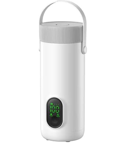 Amazon | 電気ケトル USB 充電式 トラベル湯沸かし器 30℃～100℃ 無段階