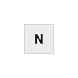 アイマーク:IM ステンシル N 文字サイズ50×40mm AST-N5040 型式:AST-N5040