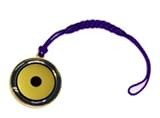 家紋ストラップ紫　蛇の目　２１ミリ