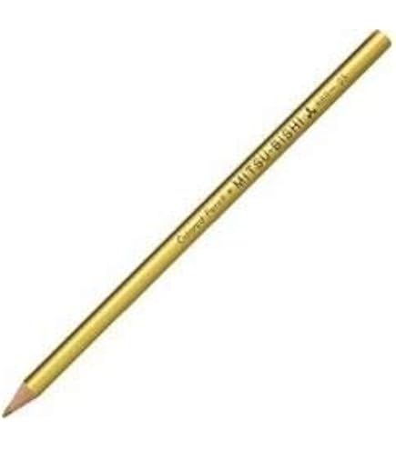 Amazon | 三菱鉛筆 色鉛筆 ユニカラー 571 ゴールド 【6本セット】 取