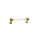 Baldwin 4342112 Crystal Cabinet Pull in Aged Bronze by Baldwin