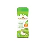 Happy Baby Organic Puffs Apple - 2.1 oz - Case of 6 by Happy Bites [並行輸入品]