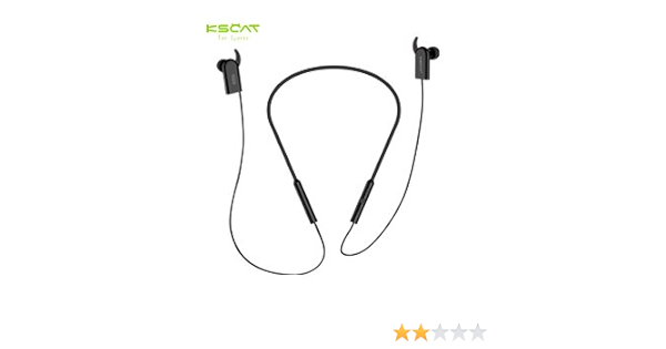Amazon Co Jp Kscat Bluetooth4 1 ヘッドホン ハンズフリー通話 ネックバンド式 ヘッドセット Cvcノイズキャンセリング搭載 スポーツ仕様 防水 ワイヤレス イヤホン Nice6 ブラック 家電 カメラ