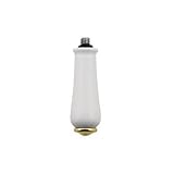Moen 97435 Monticello Large Cross交換用ハンドルノブ挿入、磁器/ Polished Brass