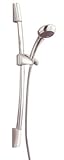 Alsons 1545CBX Four-Spray Massage Pin Clean Hand Shower with Contemporary Wall Bar System, Chrome [並