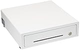 ビジコム 3年保証 国産 手動式 キャッシュドロア W330×D340×H101 小型 S 紙幣3種 硬貨6種 白 BC-DW330HP-W