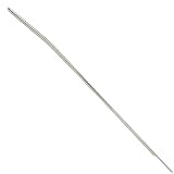 Praxia 尿道プラグ 尿道プジー 尿道 J型 ステンレス ロング プラグ [コブなしタイプ] (4mm) 【アイマスク/クリーニングクロス付属】