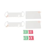 スクリーンプロテクター、強化ガラススクリーンプロテクター、HDクリアフロントバックスクリーン保護フィルム、ほとんどのゲームコンソールVita 1000用