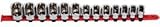 Sunex 9913 3/8-Inch Drive Weatherhead Socket Master Set, 13-Piece by Sunex International [並行輸入品]