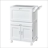 キッチン便利ワゴン　ホワイト