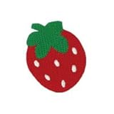 ニットワッペン　ワンサイズ　いちご
