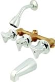 Union Brass 30 Three Handle Tub and Shower Faucet [並行輸入品]