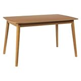 ダイニングテーブル/リビングテーブル 【長方形】 木製/アッシュ材突板 幅120cm 木目調 北欧風 ナチュラル【代引不可】