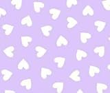 SheetWorld Fitted Sheet (Fits BabyBjorn Travel Crib Light) - Hearts Pastel Lavender Woven - Made In 