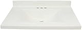 Premier Faucet 261346 Cultured Marble Vanity Top 22 x 25 White [並行輸入品]