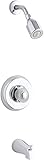 KOHLER K-T15601-7S-CP Coralais Bath and Shower Mixing Valve Faucet Trim with Sculptured Acrylic Hand