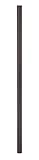 Quoizel PO9130IB Outdoor Lighting Fluted Post Mount with Imperial Bronze Finish by Quoizel