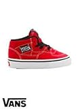 VANS(バンズ) キッズ ハーフキャブ5.0(約10.0cm) Half Cab toddler/KIDS (red white) VN-0OKV793 子供靴スニーカー ※元箱無し商品