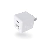 CIO USB 充電器 コンセント PD 20W タイプC(USB-C)+USB-A 2ポート [世界最小級] ACアダプタ iPad 急速充電器 スマホ iPhone15 Android CIO-PD20W1C1A