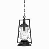 Acclaim 3496BK Kero Collection 1-Light Outdoor Light Fixture Hanging Lantern, Matte Black [並行輸入品]