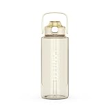 SANTECO 水筒 2000ML ボトル 2リットル BPAフリー ストロー付き 直飲 超軽量 携帯便利 おしゃれ 洗いやすい キャリーハンドル付き おしゃれ スポーツ ERIE プラカップシリーズ
